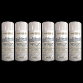 6X Paint Factory White Metallic Spray Paint 200ml Spray Paint